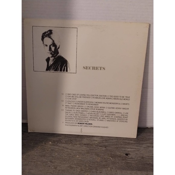 Robert Palmer Secrets Vinyl Record Island 1979 ILPS9544 - Picture 6 of 6